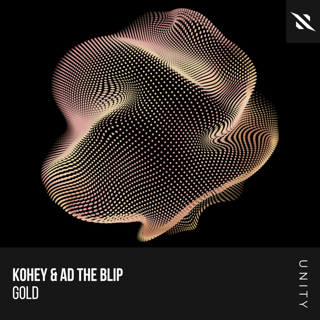 DJ＆音楽プロデューサー Kohey リリース曲 Gold - Kohey & ad the blip ジャケット写真